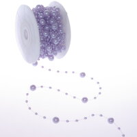 Perlenschnur Lavendel - 5 mm -10 m Rolle  - 97651 82