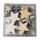 Streudeko Sterne natur grau wei&szlig; lackiert 2-4 cm 18 Stk. Tischdeko