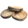 Birkenholzscheiben unbehandelt - 1 Set 3 St&uuml;ck - ca.&Oslash; 18-25cm - ca. 2-3cm hoch - 26975