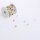 Perlen am Draht - 5mm  - 10m - col. 23 pastellbunt - 78530-5-10-23