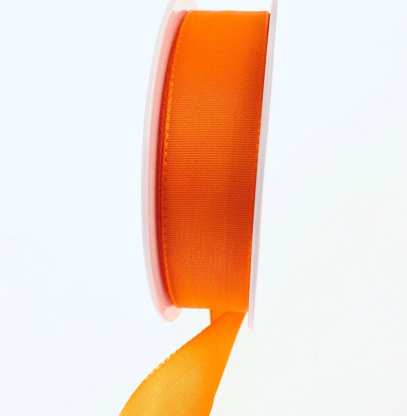 Taftband ohne Drahtkante &ndash; 60mm &ndash; 50m- col. 852 orange - 3596-60-50-852