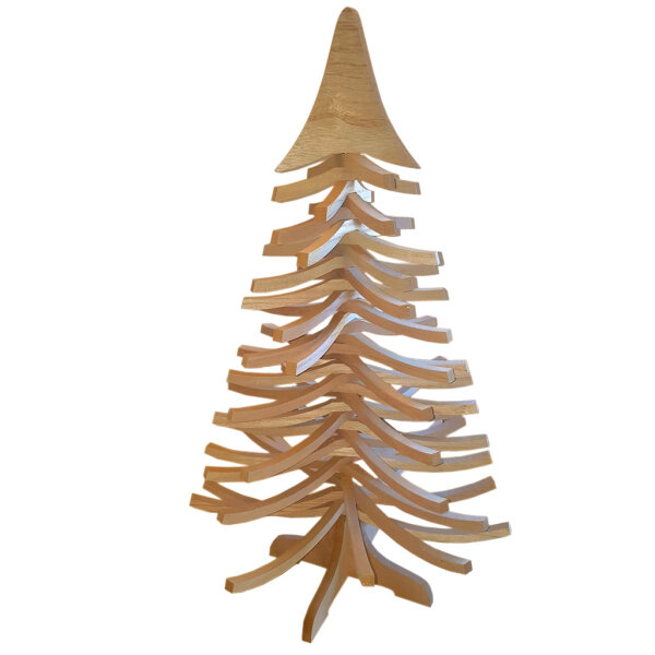 Weihnachtsbaum - &quot;Klapptanne&quot; aus Fichtenholz - 85x50 cm - 20085-23