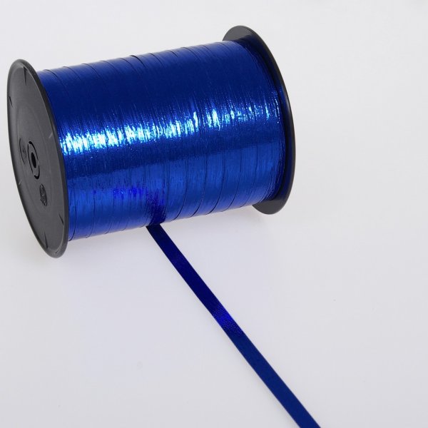 Metallic-Band blau - 7 mm Breite auf 250 m Rolle - 797007 70
