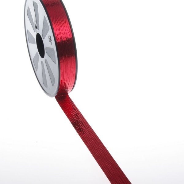 Metallic-Band rot - 19 mm Breite auf 91 m Rolle - 797019 30