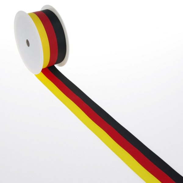 Nationalband &quot;Deutschland&quot; - schwarz, rot, gelb - 40 mm x 25 m - 2436 40 BRD