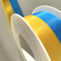 Nationalband Ukraine Vereinsband Schweden gelb blau 40 mm...