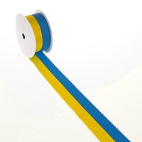 Nationalband Ukraine Vereinsband Schweden gelb blau 75 mm...