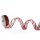 Weihnachtsband mit Wellenmuster - Rot-Gr&uuml;n - 25mm - 10m - 90152 30