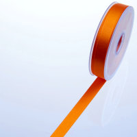 Satinband orange - 15 mm Breite auf 25 m Rolle - 43115 219-R