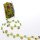 Filzband mit Bl&uuml;mchen Filzschnur Fr&uuml;hlingsband Blumengirlande gr&uuml;n-gelb 32 mm 10 Meter