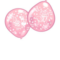 Ballons &quot;Its a Girl&quot; - rosa - ca. 21 cm - 10...