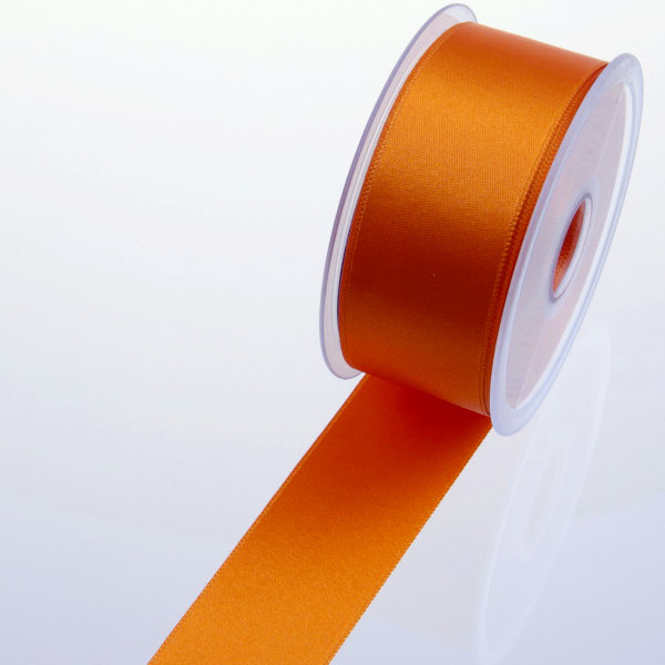 Satinband orange - 38 mm Breite auf 25 m Rolle - 43138 219-R
