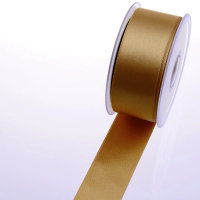 Satinband gold - 38 mm Breite auf 25 m Rolle - 43138 304-R