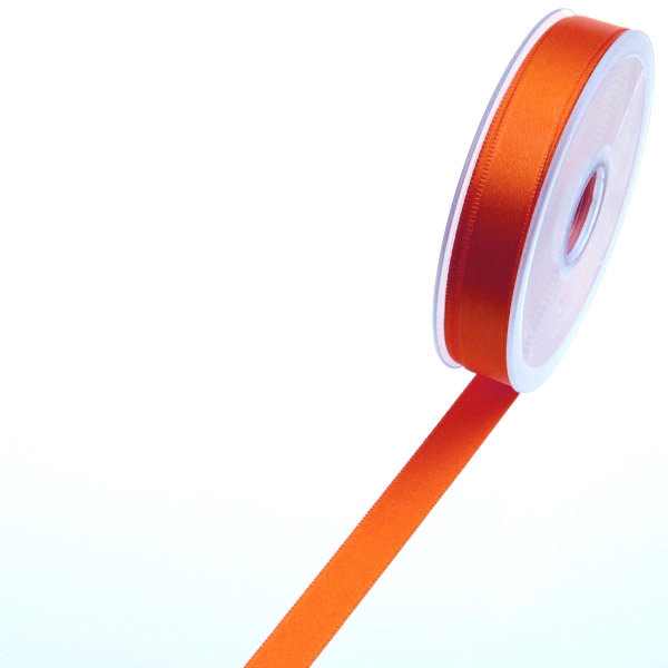 Satinband mandarin -  15 mm Breite auf 25 m Rolle - 43115 032-R