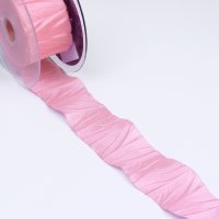 Plisseetaftband  rosa - 40mm 20m Rolle - 95000-40-16