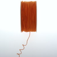 Drahtkordel orange - 1 mm breit - Rolle 100 Meter -...