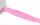 Dekoband mit Drahtkante - 2-farbig gewebt - 25mm - 20m - col. 134 pink-wei&szlig; - 3679-25-20-134