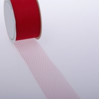 T&uuml;llband - rot - 50 mm Breite - 50 m Rolle - 679 50 26