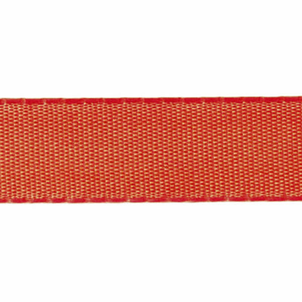 Taftband ohne Draht - rot - 40 mm - Rolle 50 m - 8391 37-R 040