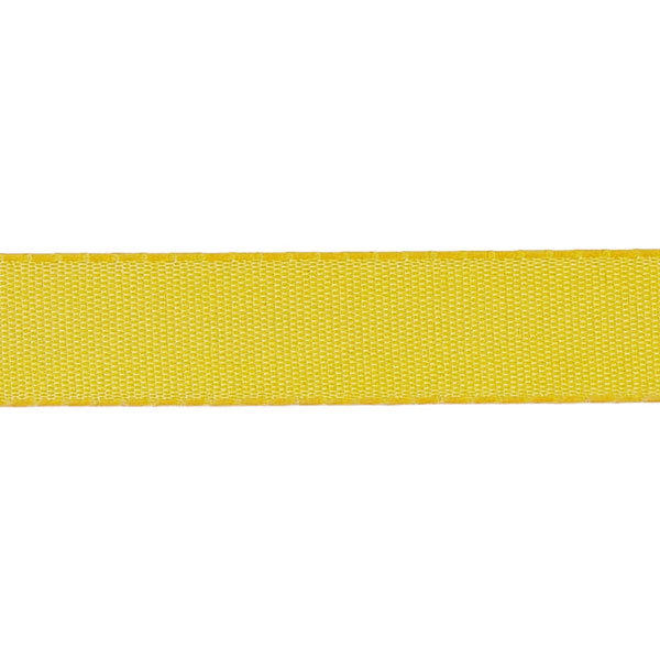 Taftband ohne Draht - zitronengelb - 8 mm - Rolle 50 m - 8391 32-R 008