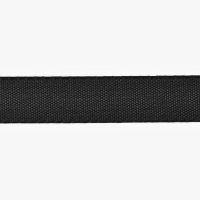 Taftband ohne Draht - schwarz - 8 mm - Rolle 50 m - 8391...