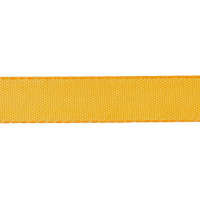 Taftband ohne Draht - dunkel gelb - 15 mm - Rolle 50 m -...