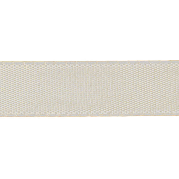Taftband ohne Draht - wei&szlig; - 25 mm - Rolle 50 m - 8391 20-R 025