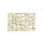 Sizoweb-Platzset dunkelgold - Gold - 50 x 33 cm - 12 St&uuml;ck - 64P-50-33-041