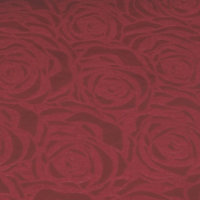 Dekoflor&reg; 300mm x 5m Tischl&auml;ufer Rosenmuster bordeaux Deko Tischband mit Lotuseffekt wasserfest
