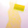 Sizoflor Tischband Wellenschnitt gelb ca. 12,5 cm Rolle 25 Meter 60W 010-R