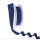 Taftband mit Drahtkante - Dunkelblau - schmal - Geschenkband - Dekoband - Schleifenband - ca. 25 mm Breite - 25 m L&auml;nge - 3330-25-25-603