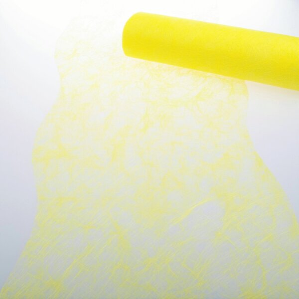 Sizoflor Tischband Wellenschnitt gelb ca. 25 cm Rolle 25 Meter 60W 010-R