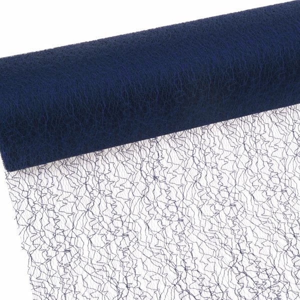 Spiderweb - Mesch - Tischband - 30 cm blau - Rolle 25m - 67  004-R 300