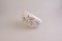 Kokosnuss - halbiert - Querschnitt - Kokosnussschale - Schale - Tischdekoration - Naturprodukt gef&auml;rbt - Tropical White - &oslash; ca. 14-16 cm - 7155-02