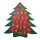 Adventskalender zum Bef&uuml;llen und Aufh&auml;ngen - Tannenbaum - Weihnachtsbaum - Dekobaum - Advent - gr&uuml;n, rot, gold - Filz/Stoff - ca. 74 x 64 cm - 12420