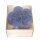 Glas-Untersetzer &quot;Flower&quot; - D.-blau - 1 VE = 12 Stk in der Holzbox - 21058-35
