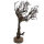 Bonsai - Baum - B&auml;umchen - Zwergbaum - mit  Eichenbaumscheibe als Fuss - ca.70 cm H&ouml;he -  Naturdeko - 31203