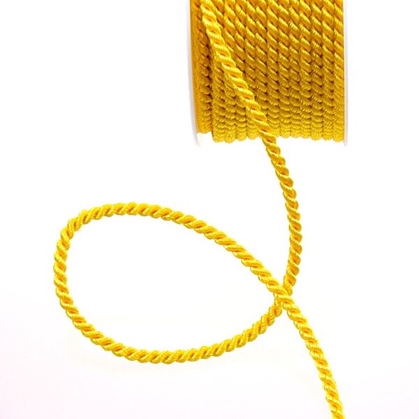 Acetatkordel gelb - 4 mm Breite auf 25 m Rolle - 211004 48-R 004