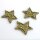 Sterne zum H&auml;ngen oder Streuen - moosgr&uuml;n - ca. 5 cm - 5 St&uuml;ck - 98053 60