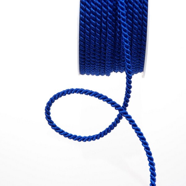 Acetatkordel blau - 6 mm Breite auf 25 m Rolle - 211006 04-R 006