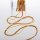 Paillettenschnur Bicolour orange - 5 mm breit - Rolle 10 Meter - 22002-5-10-25