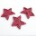 Sterne zum H&auml;ngen oder Streuen - rot - ca. 5 cm - 5 St&uuml;ck - 98053 30