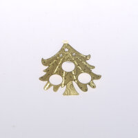 Weihnachtsdeko - Tannenbaum - col.02 Gold - ca.5x4,5cm -...