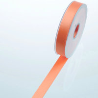 Satinband apricot - 15 mm Breite auf 25 m Rolle - 43115...