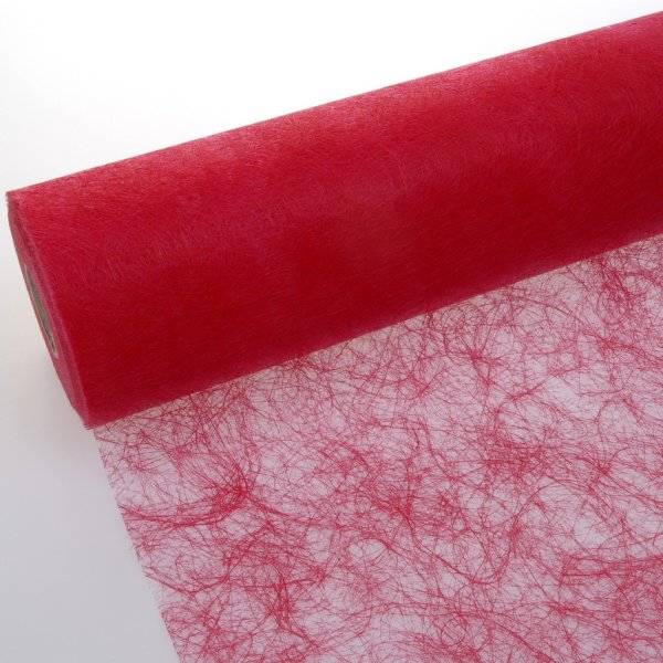 Sizoflor Tischband leuchtend rot 20 cm Rolle 5 Meter 60 023-R