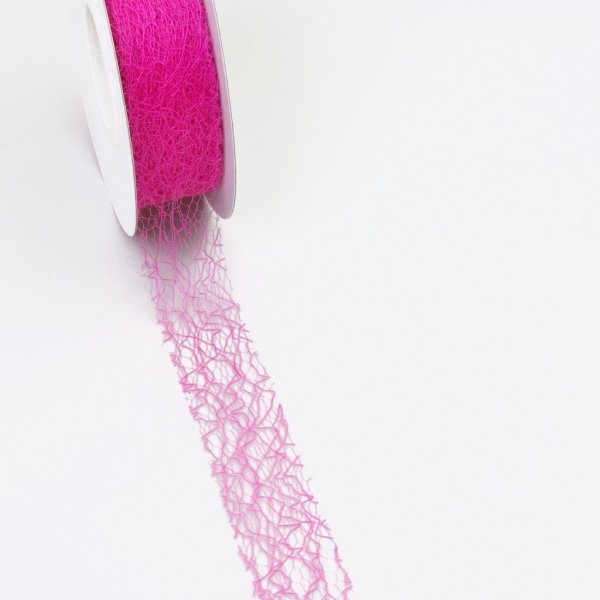 Spiderweb Dekoband - 3cm pink - Rolle 25m - 67 019-R 30