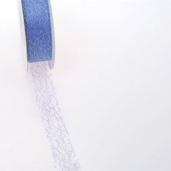 Spiderweb Dekoband - 3cm hellblau - Rolle 25m - 67 015-R 30