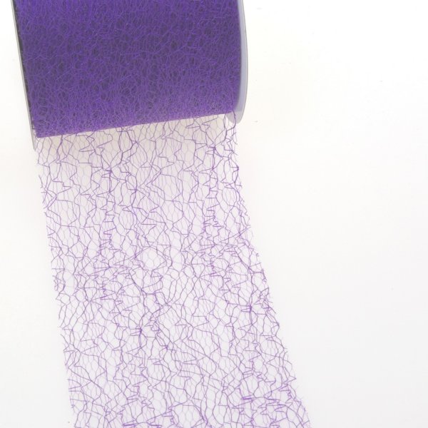 Spiderweb Tischband - 8cm lavendel - Rolle 25m - 67 006-R 80
