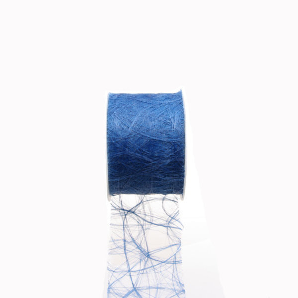 Sizoweb Tischband - Hussenband - dunkelblau 7,9 cm Rolle 50 Meter - 64 035-R 79